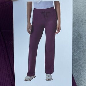 32 Degrees Womens M Active Flare Pants Purple e0878